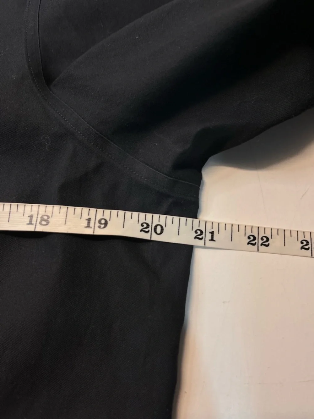 Brooks Brothers 346 Tailored Fit Cotton Stretch Black Tailored Button Up, sz 14 - Picture 9 of 10